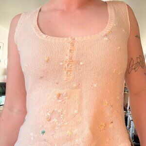 Vintage cashmere tank top